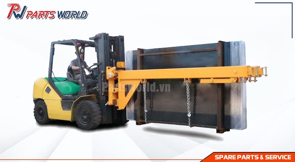 Xe nâng gắp kính 3 tấn