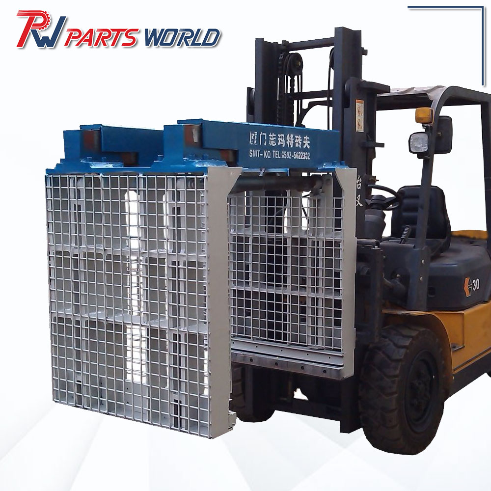 Xe nâng gạch - Bộ công tác kẹp gạch 8 Bộ kẹp gạch tuynel lưới