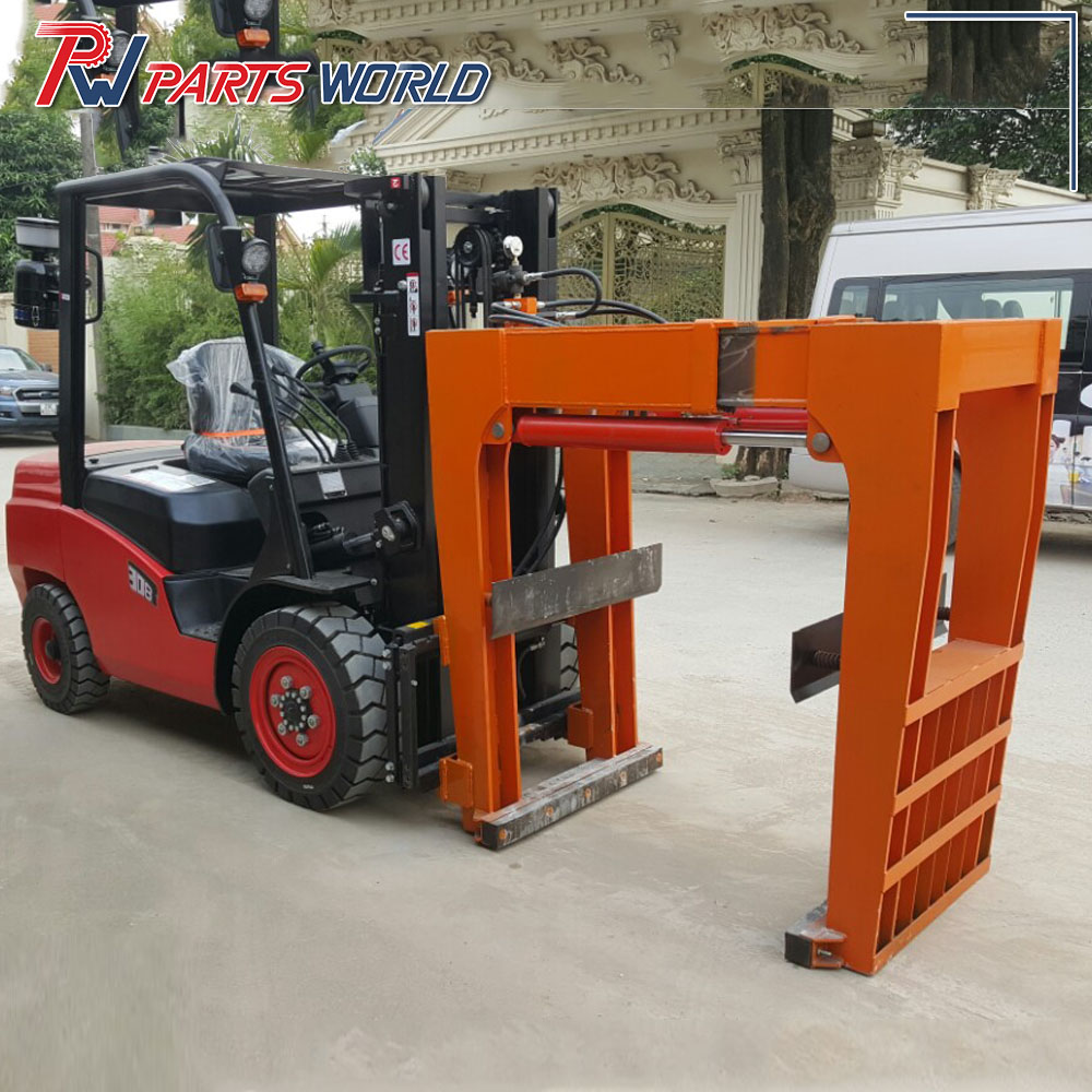 Xe nâng gạch - Bộ công tác kẹp gạch 9 Xe nâng kẹp gạch