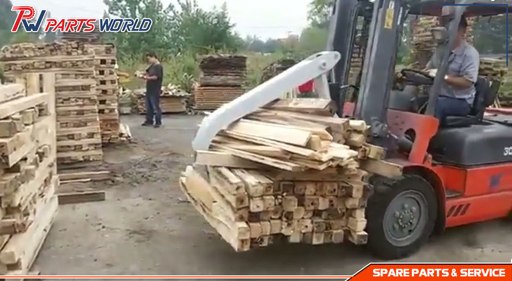 Bộ kẹp gỗ xe nâng xi lanh đơn