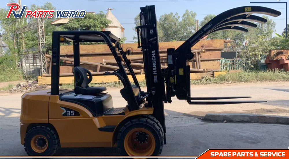 Xe nâng kẹp gỗ 3.5 tấn