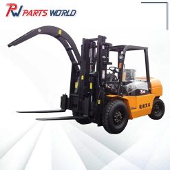 Xe nâng kẹp gỗ rời