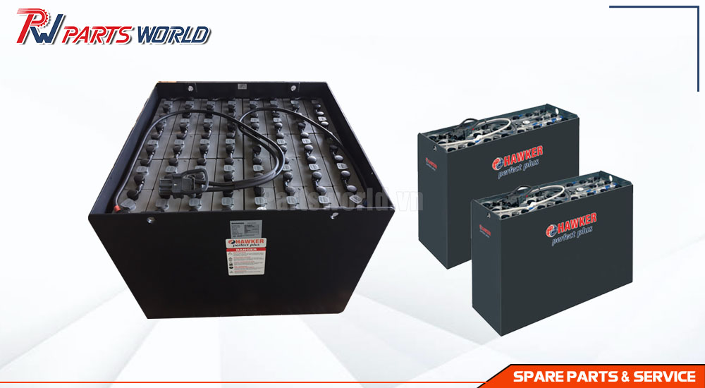 Ắc quy xe nâng Hawker 32 Ắc quy xe nâng Hawker cho xe nâng điện ngồi lái