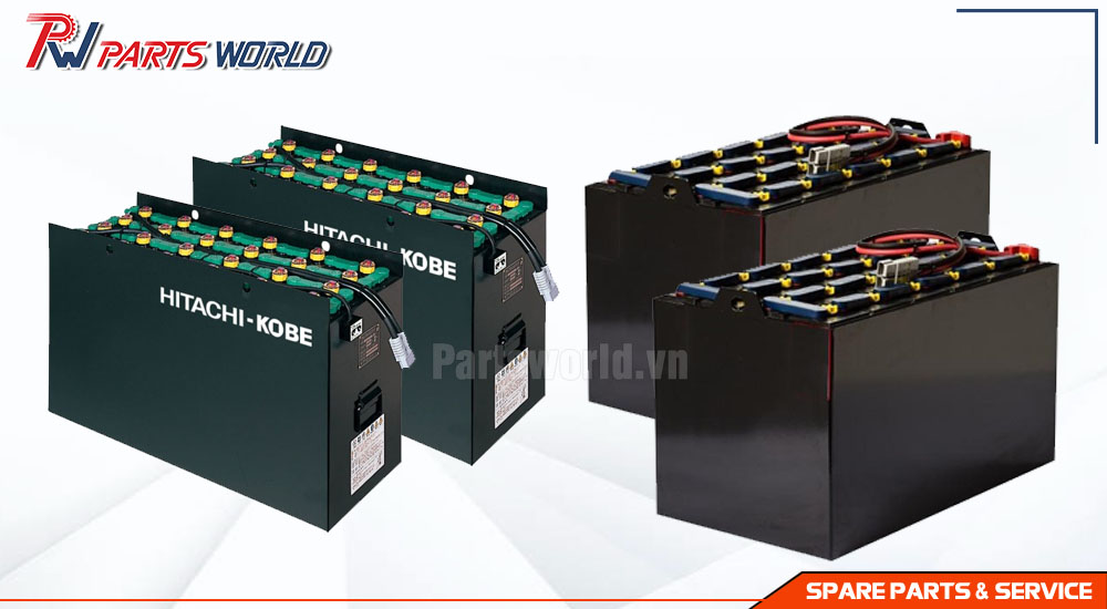 Ắc quy xe nâng Hitachi cho xe nâng Đứng lái