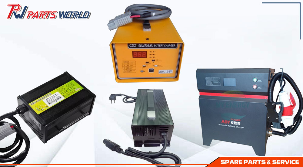 Các loại bộ sạc xe nâng điện