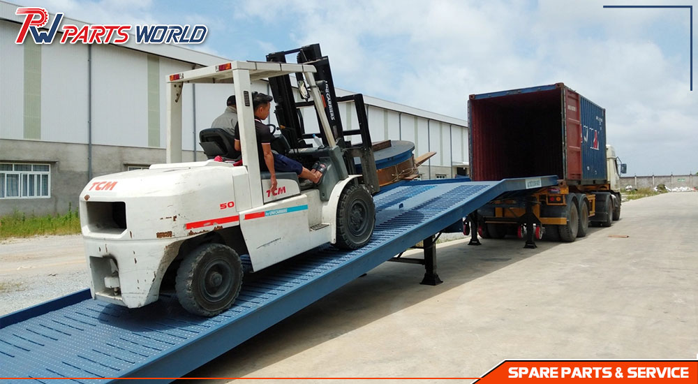Cầu Dẫn Xe Nâng Container 19 Cầu Dẫn Xe Nâng Cont
