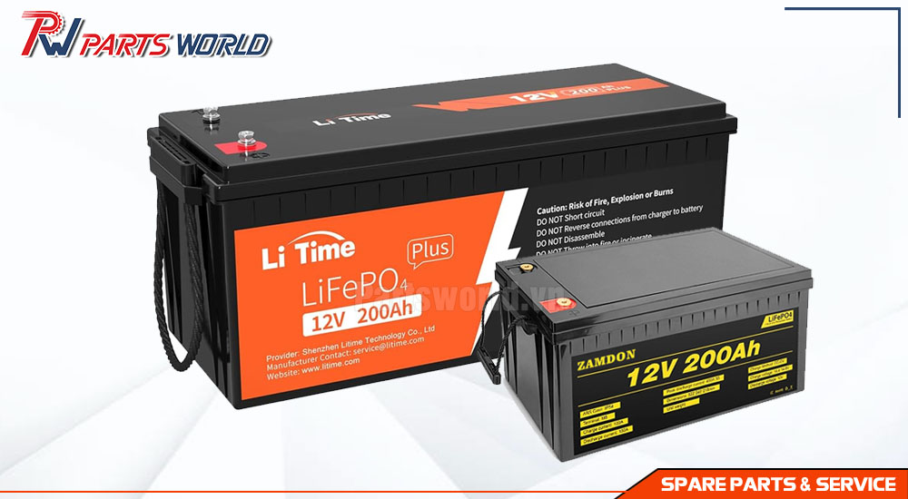 Pin lithium 12v 200ah 17 Pin lithium 12v 200ah Dân dụng
