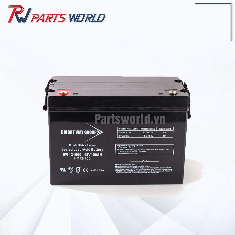 Ắc quy khô 12V 100Ah 6 ắc quy khô 12V 100Ah Bright