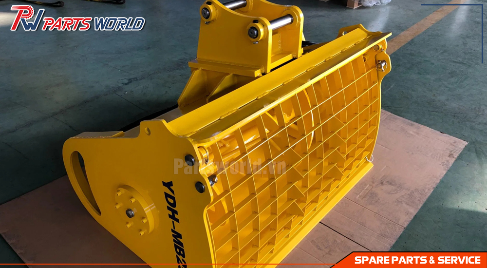 Gầu Máy Xúc Đào 27 Gầu trộn máy xúc