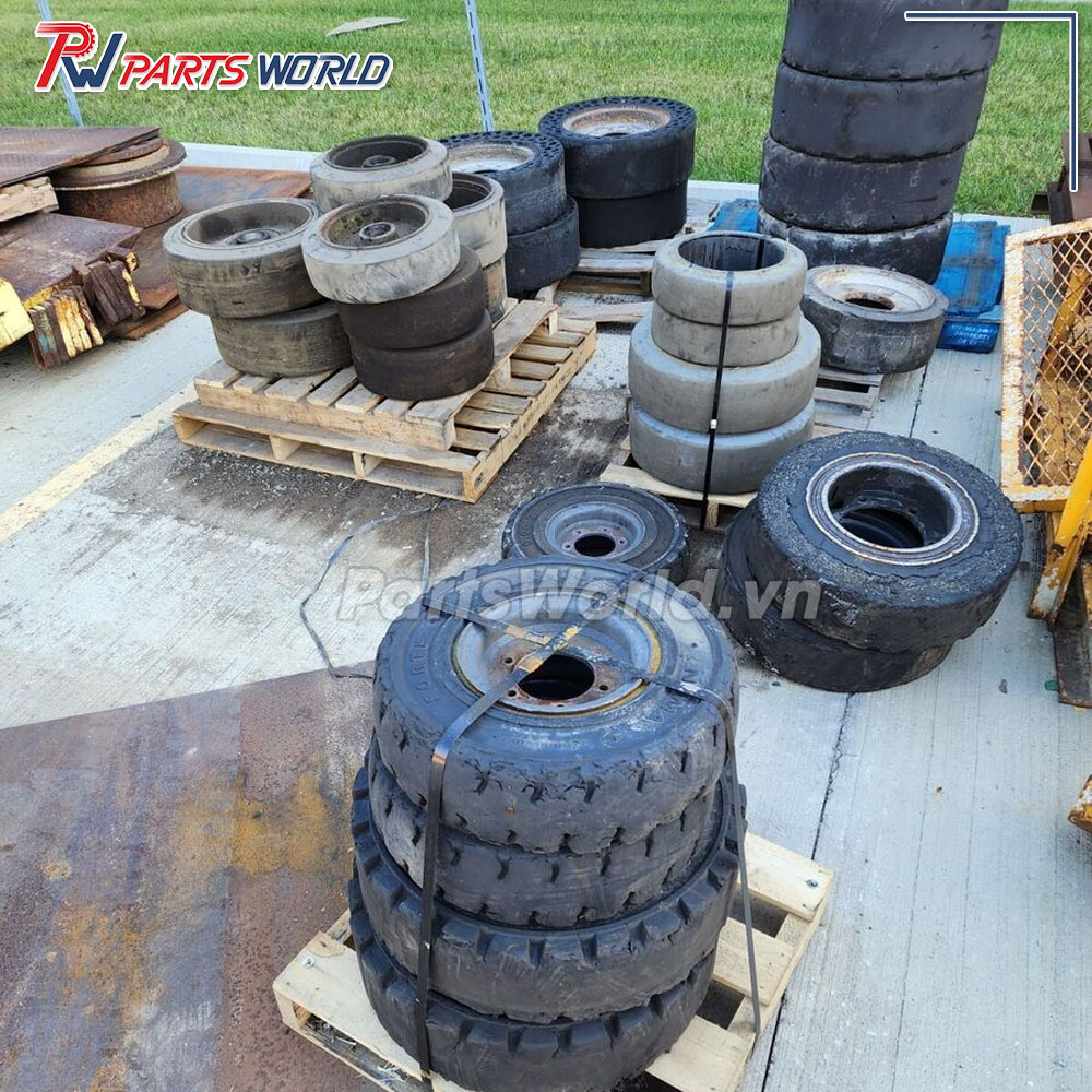 Vỏ Lốp Xe Nâng Cũ 22 Bán lốp cũ xe nâng