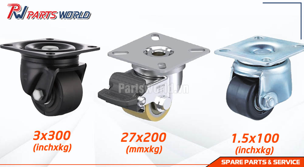 Bánh xe nhỏ chịu lực 23 Banh xe nhỏ chịu lực cao