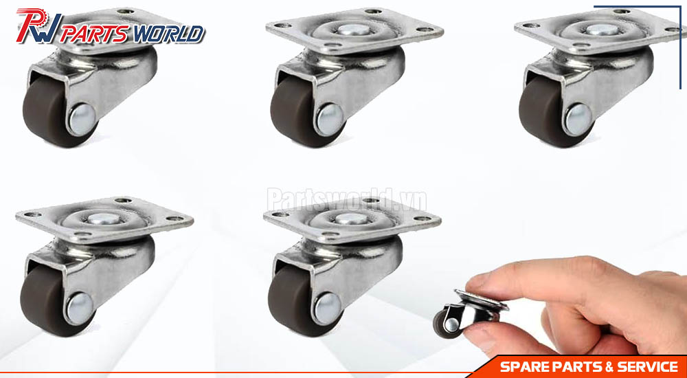 Bánh xe nhỏ chịu lực 25 Bánh xe siêu nhỏ xoay chịu lực