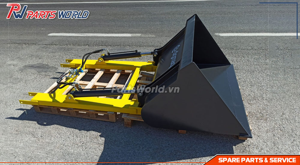 Bộ xúc lật xe nâng 3 tấn 2 xi lanh