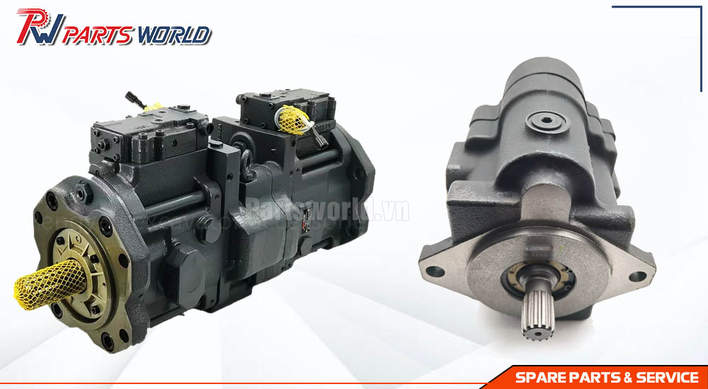 Bơm thuỷ lực máy xúc các loại 24 Bơm thuỷ lực máy xúc Volvo