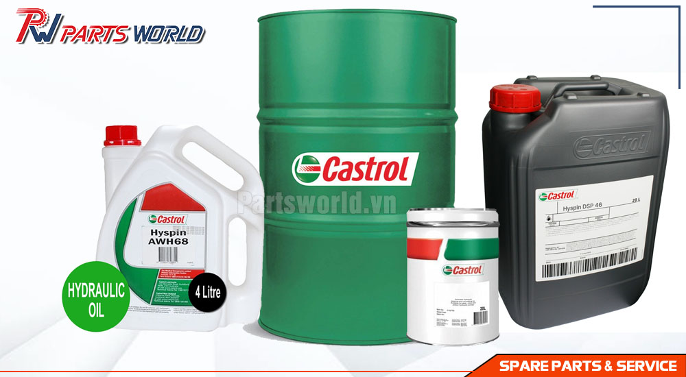 Dầu thuỷ lực máy xúc CASTROL 16 Các loại dầu thuỷ lực máy xúc