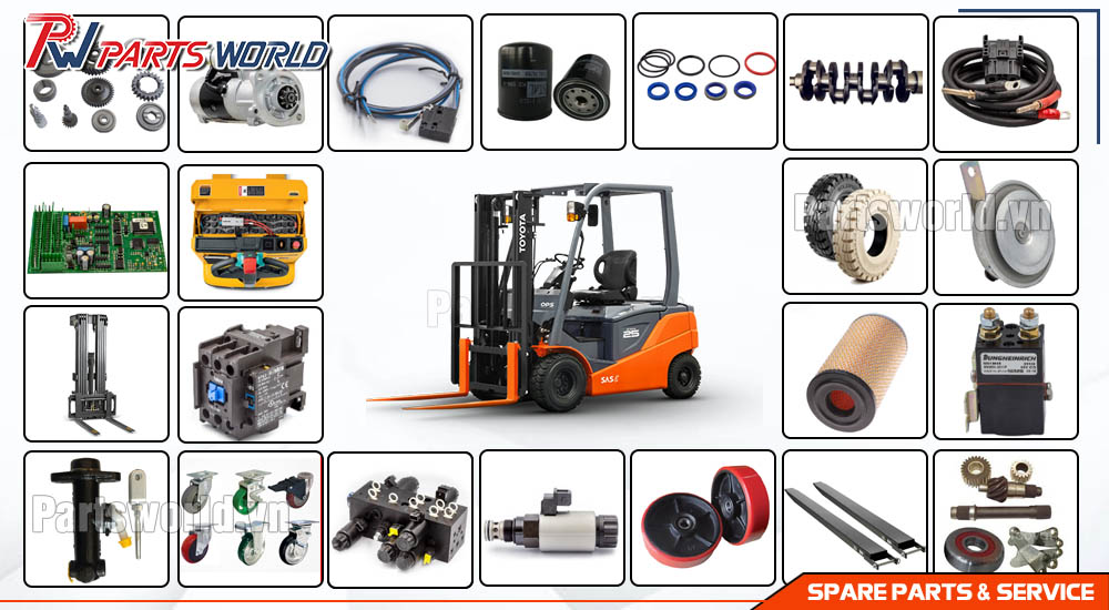 Các loại phụ tùng xe nâng điện