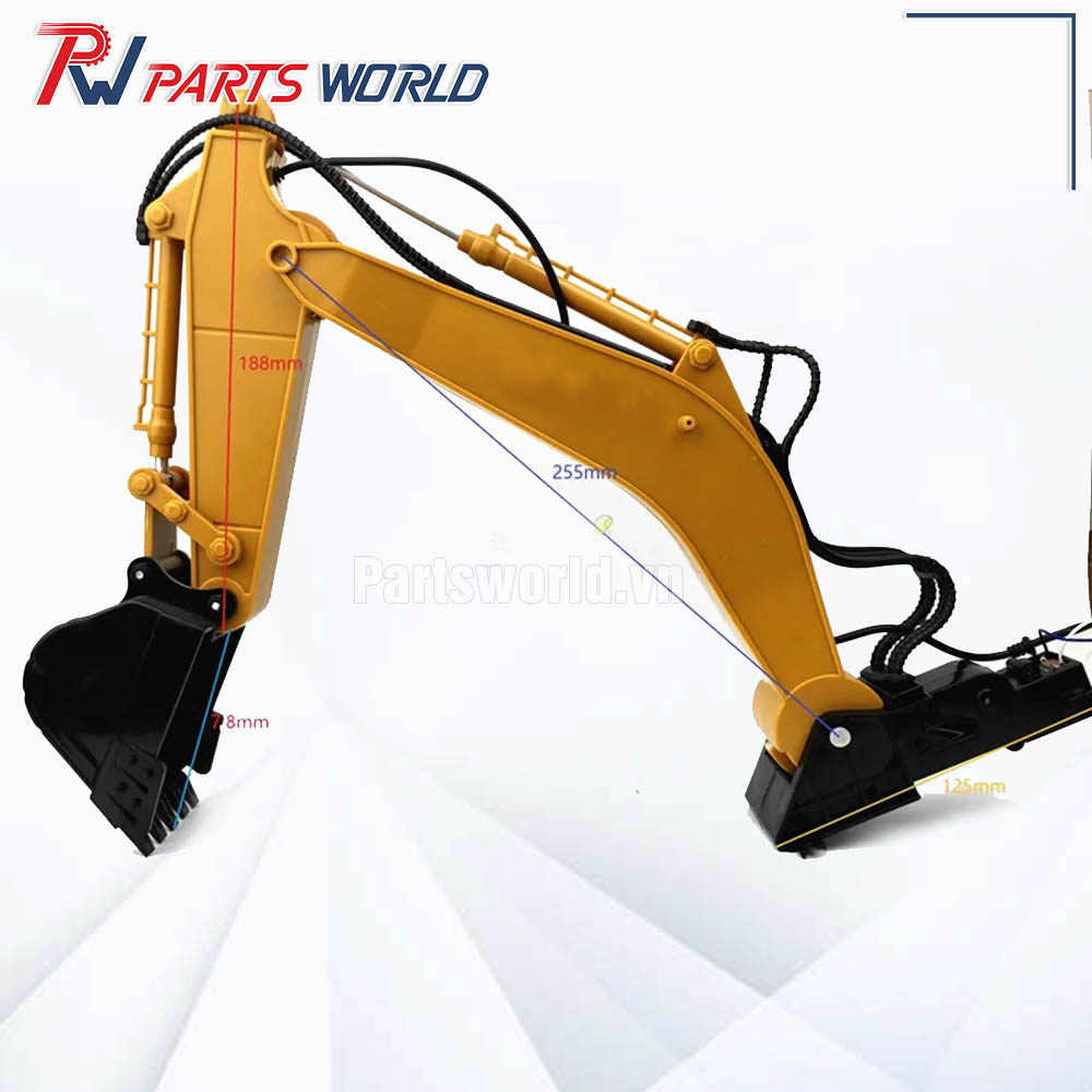 Cần máy xúc, cần cứng, cần dài 9 Cần xe cuốc đào