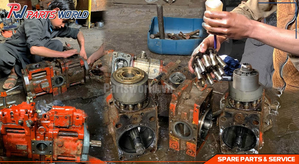 Bơm thuỷ lực máy xúc các loại 35 Đại tu bơm thuỷ lực máy xúc