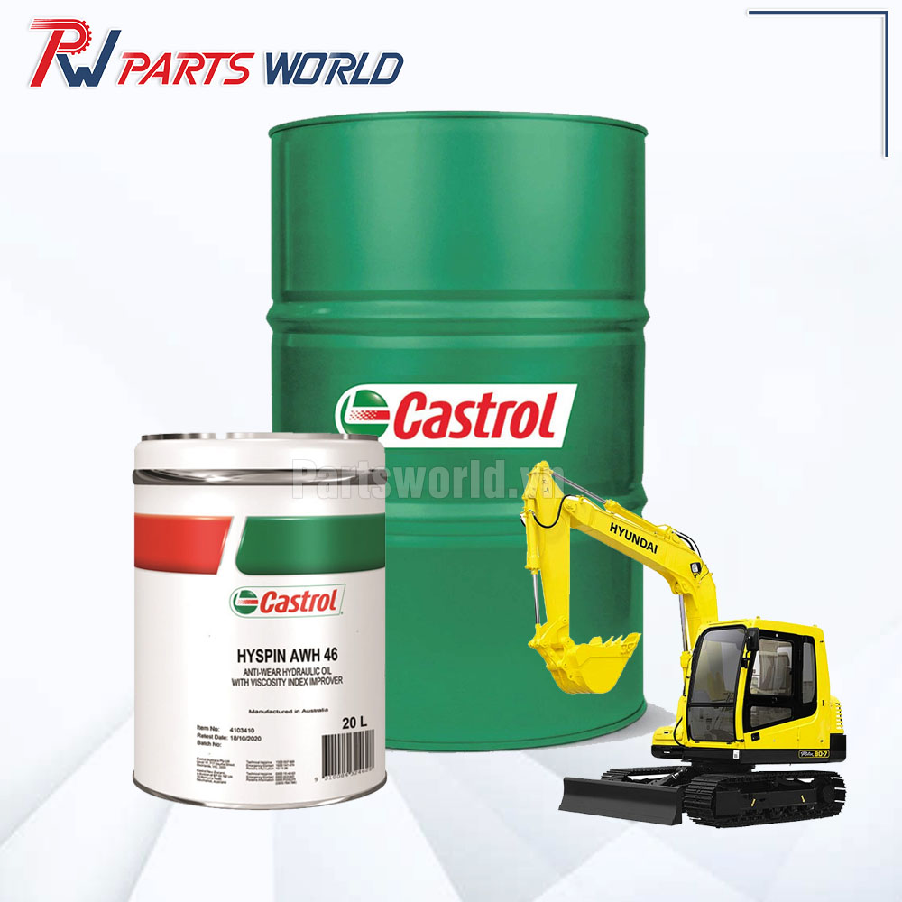 Dầu thuỷ lực máy xúc CASTROL 3 Dầu thuỷ lực máy xúc