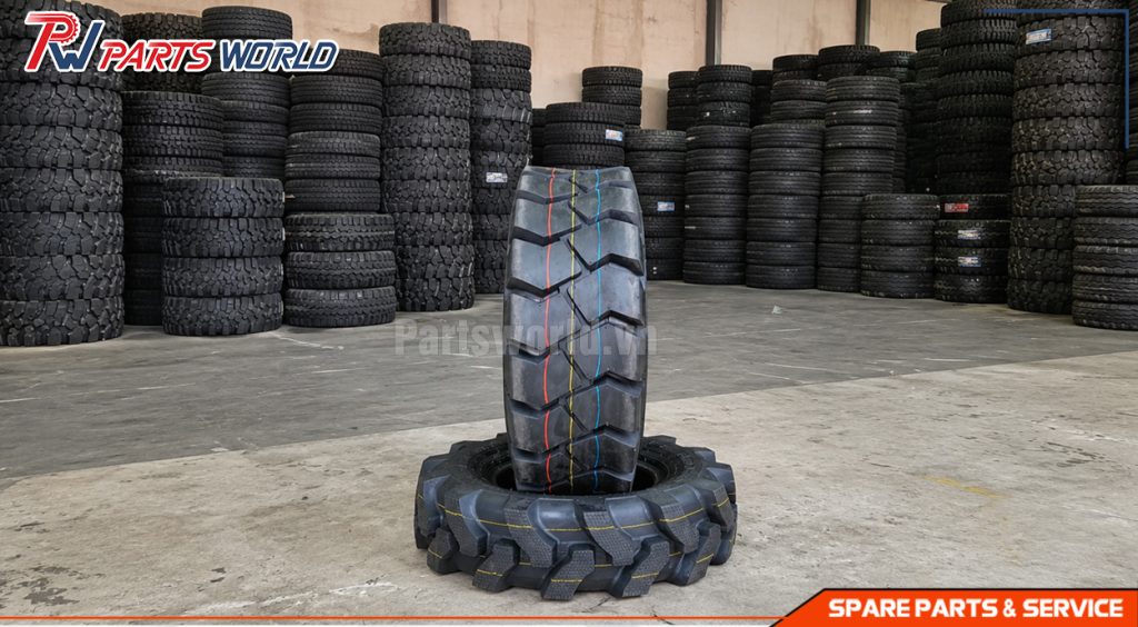 Tuổi thọ của lốp xe nâng 7.00-12 tùy thuộc vào nhiều yếu tố