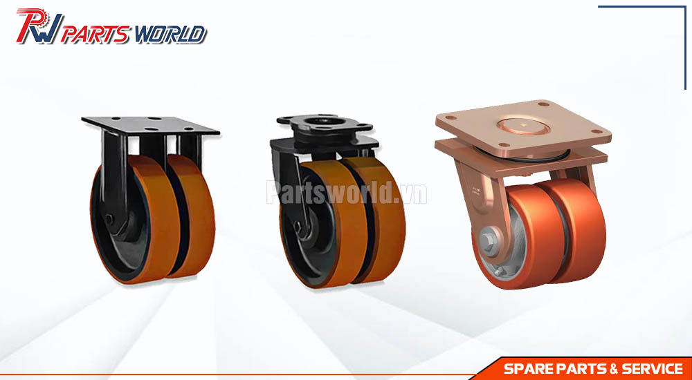 Bánh xe chịu Lực 1500kg 21 Một số mẫu bánh xe chịu tải 1500kg lõi đôi
