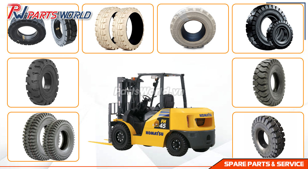 Partsworld phân phối đa dạng các dòng lốp xe nâng 7000-12