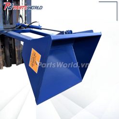 Xe nâng xúc lật chui container