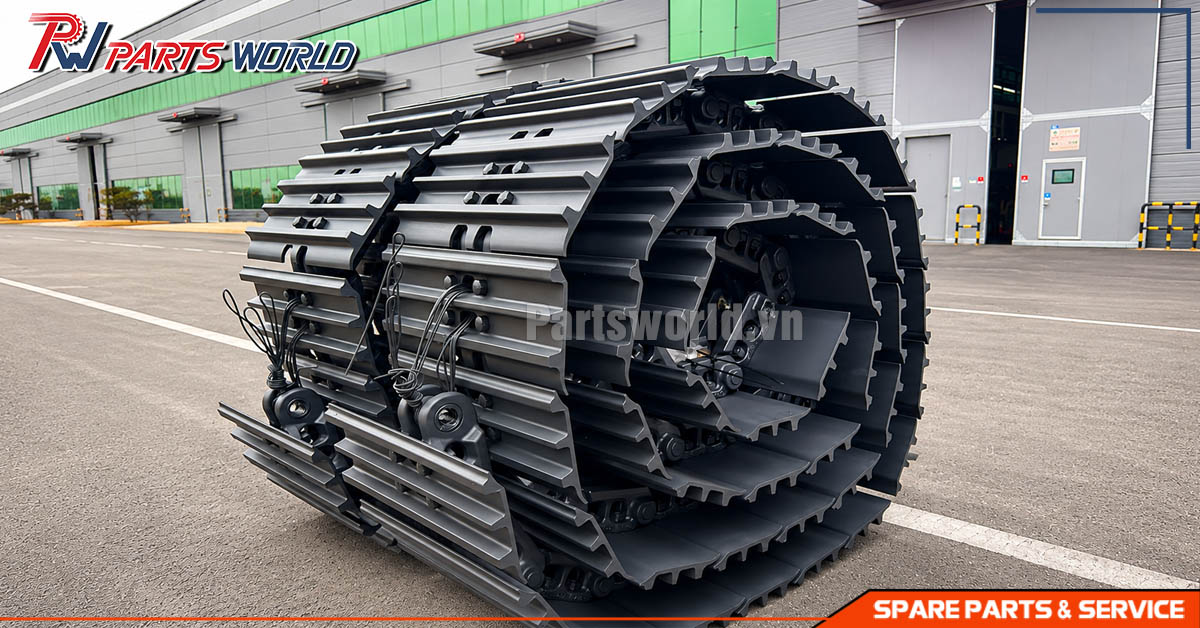 Xích Máy Xúc, Bánh Xích Xe Cuốc 29 Xích máy xúc mini chuẩn bị bàn giao