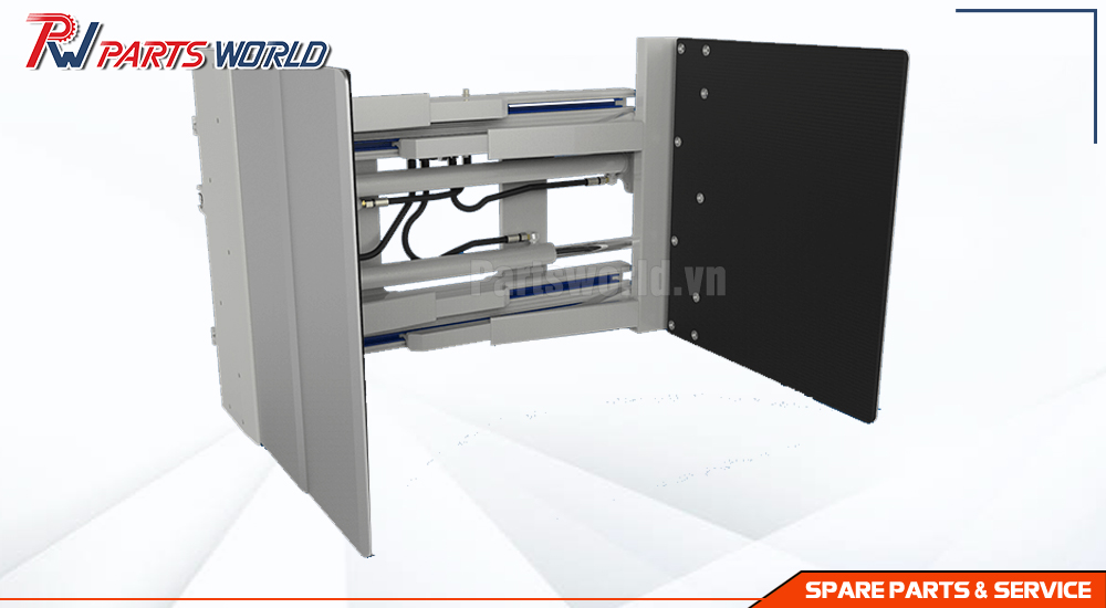 Bộ kẹp thùng carton xe nâng lưỡi dao (Razorback Clamp)