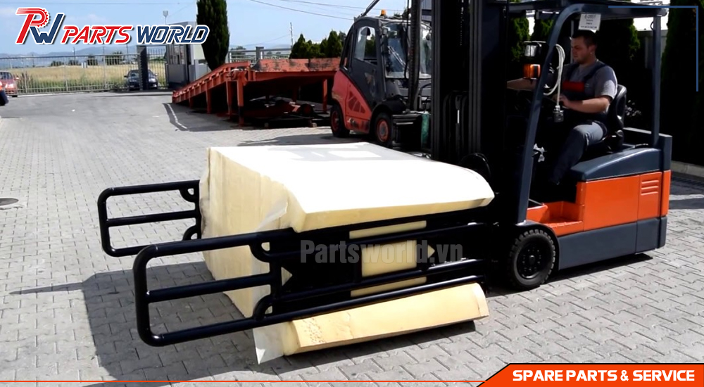 Ứng dụng của xe nâng kẹp mút xốp
