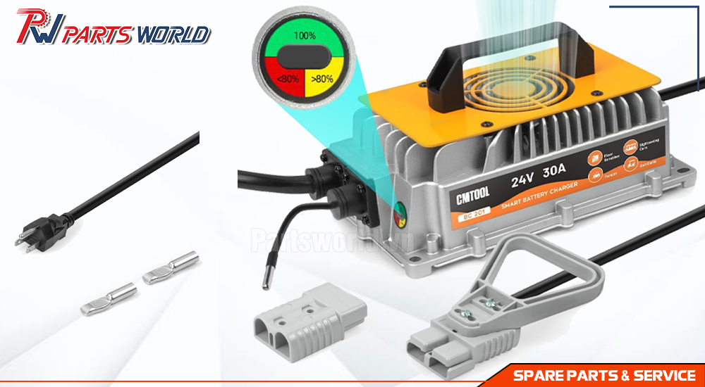 Bộ sạc xe nâng 24v sạc thông minh