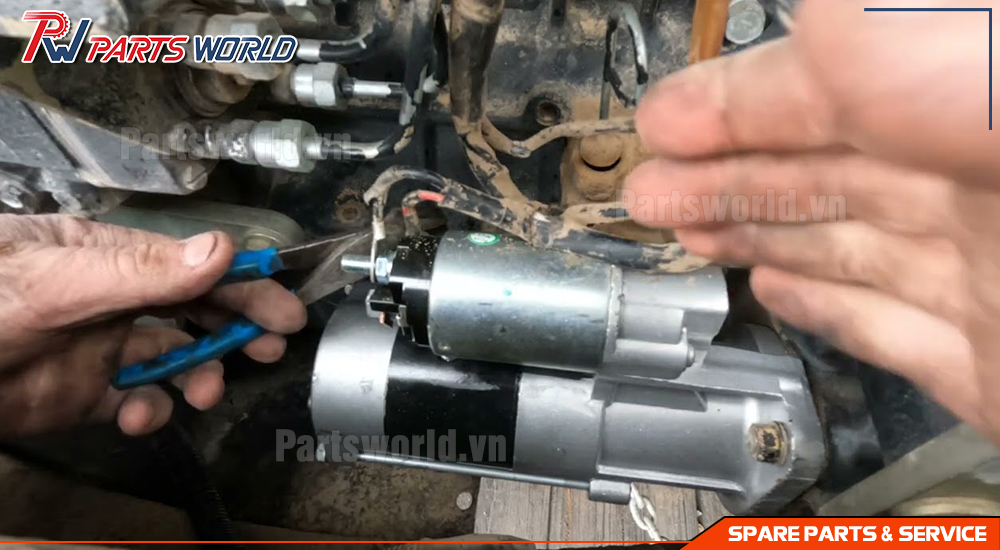 Củ đề máy xúc 12 Vị trí củ đề máy xúc