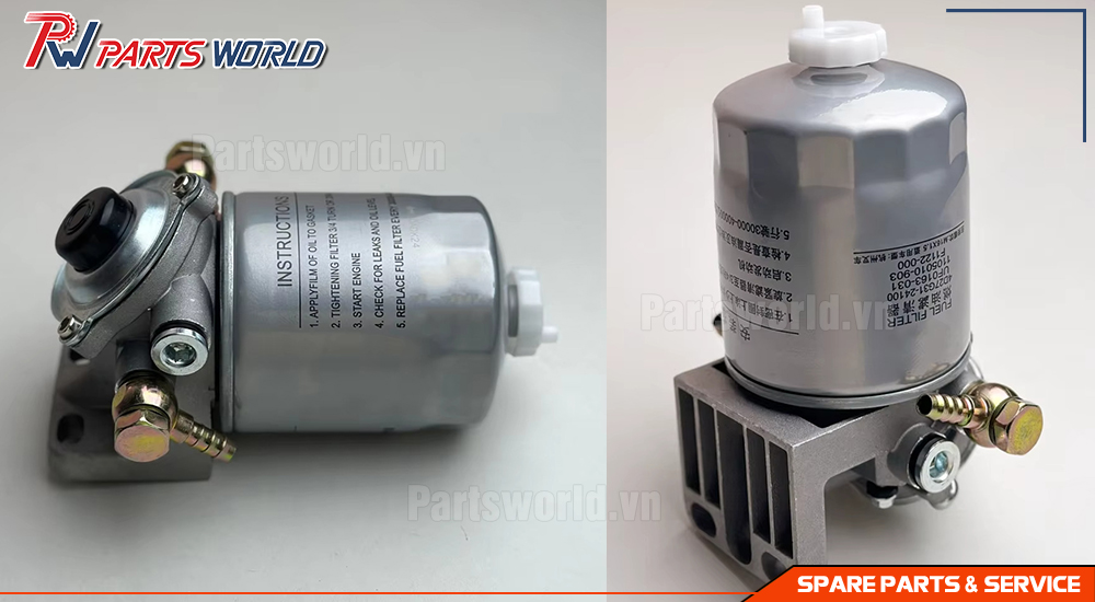 Cốc lọc dầu diesel 10 Bộ lọc dầu diesel