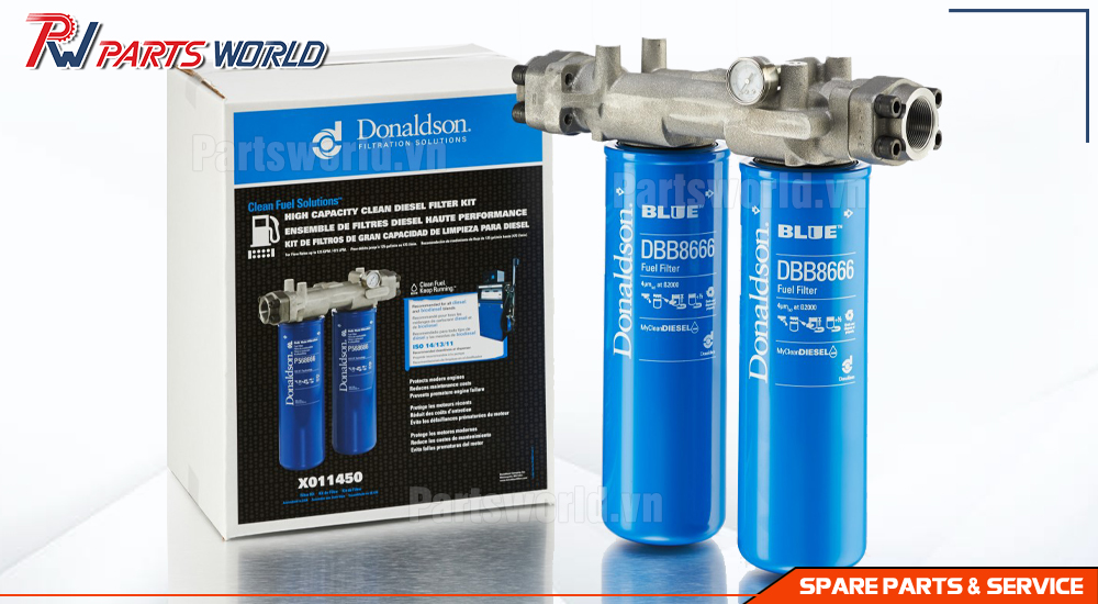 Cốc lọc dầu diesel 12 Lọc nhiên liệu diesel