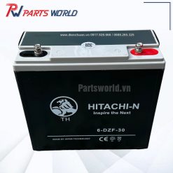 Bình ắc quy xe đạp điện Hitachi 16 Bình ắc quy xe đạp điện Hitachi