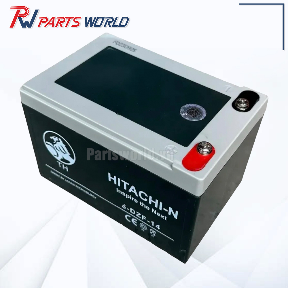Bình ắc quy xe đạp điện Hitachi 7 Bình ắc quy xe đạp điện Hitachi