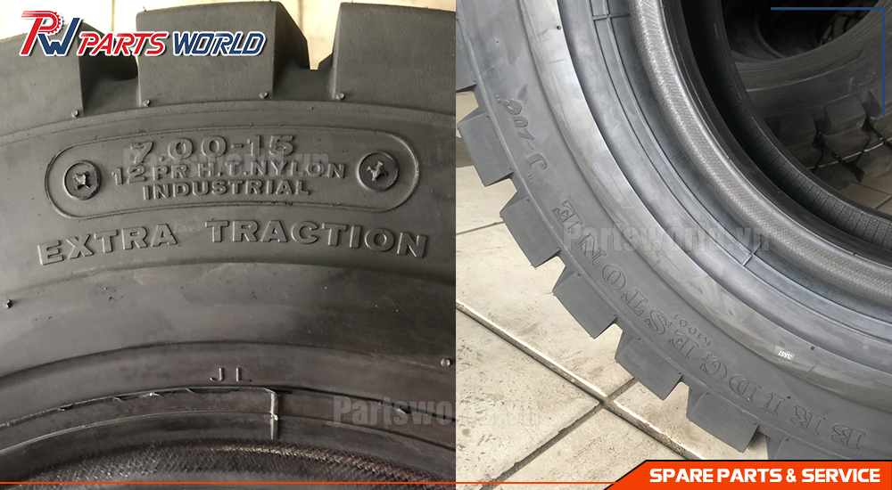 Lốp Bridgestone 700-15 25 Hình ảnh thực tế Lốp Bridgestone 700 15