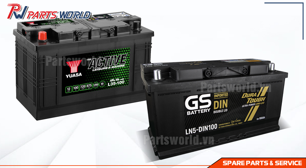 Ắc quy GS 100Ah 20 Địa chỉ mua ắc quy GS 100Ah giá tốt