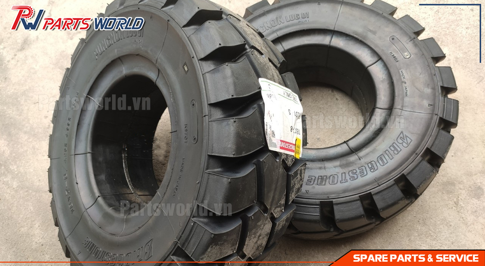 Vỏ xe nâng Bridgestone 26 Vỏ xe nâng Bridgestone PartsWorld đạt tiêu chuẩn Nhật Bản