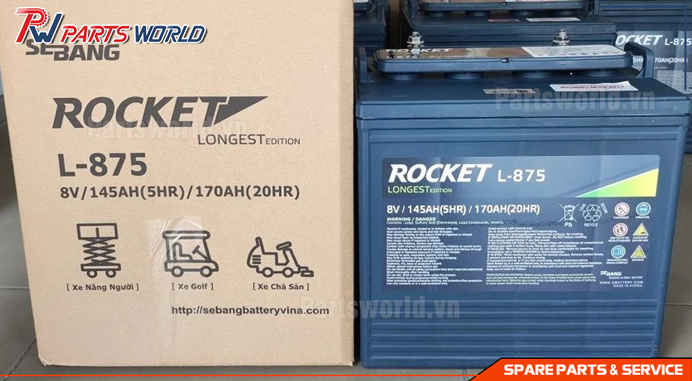 Ắc quy Rocket L 875 8V-170Ah
