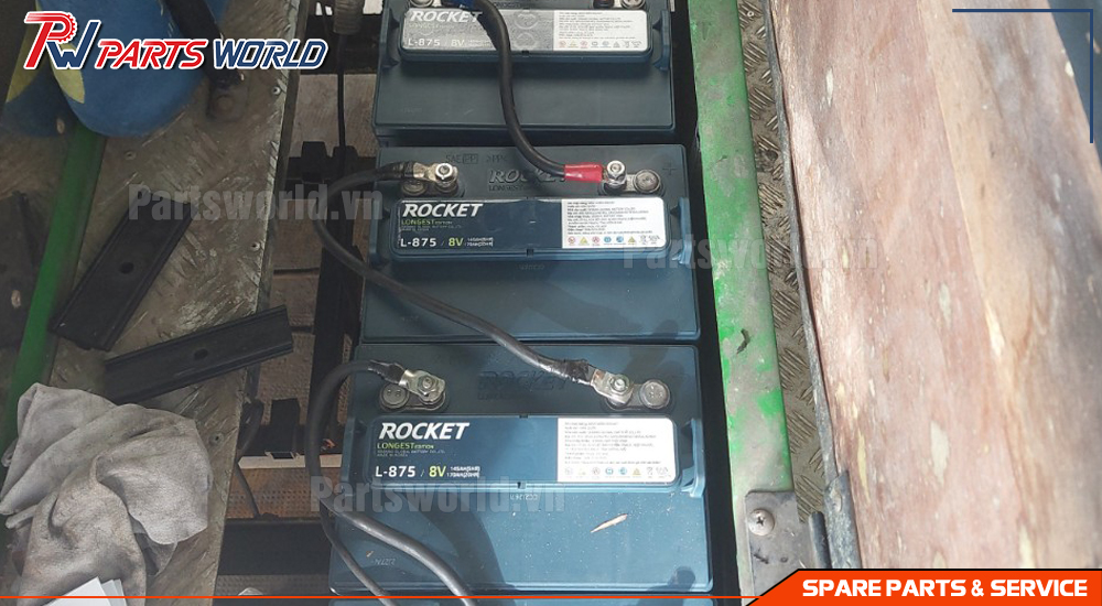 Ắc quy Rocket L 875 xe Golf 8V-170Ah