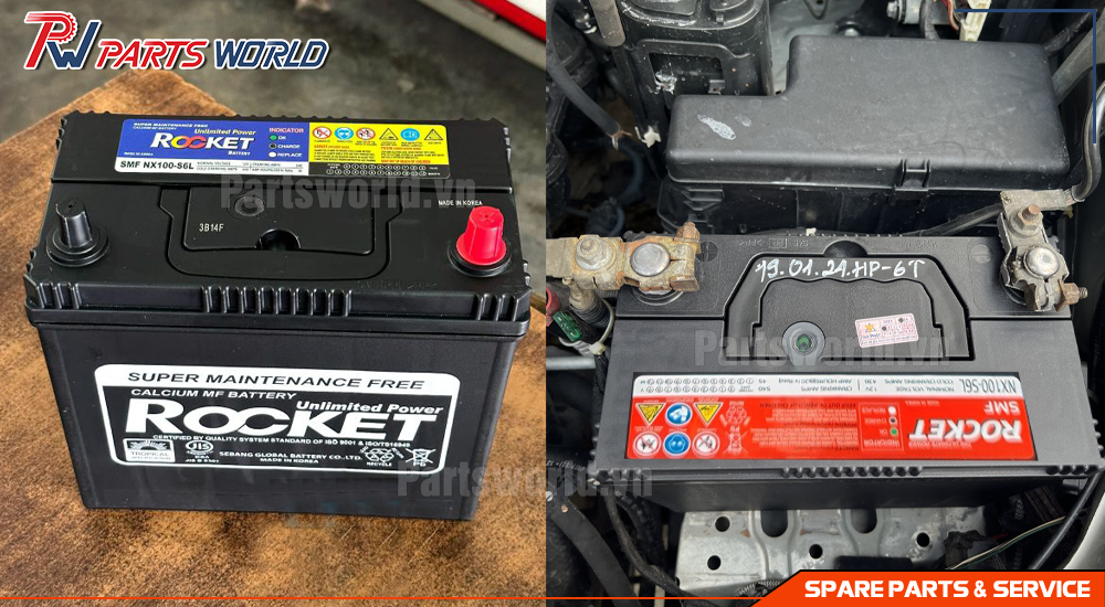 Giá Ắc quy Rocket SMF NX100 S6L