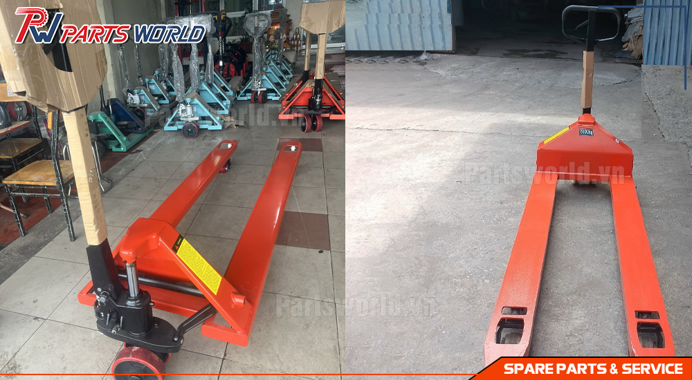 Xe nâng tay siêu dài 8 Xe nâng tay siêu dài