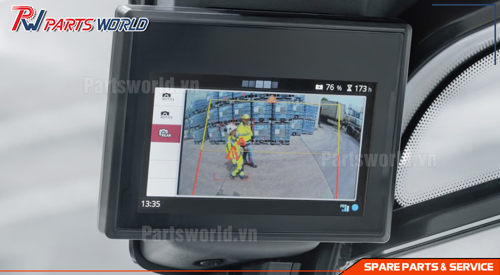 Camera xe nâng 14 Camera lùi xe nâng