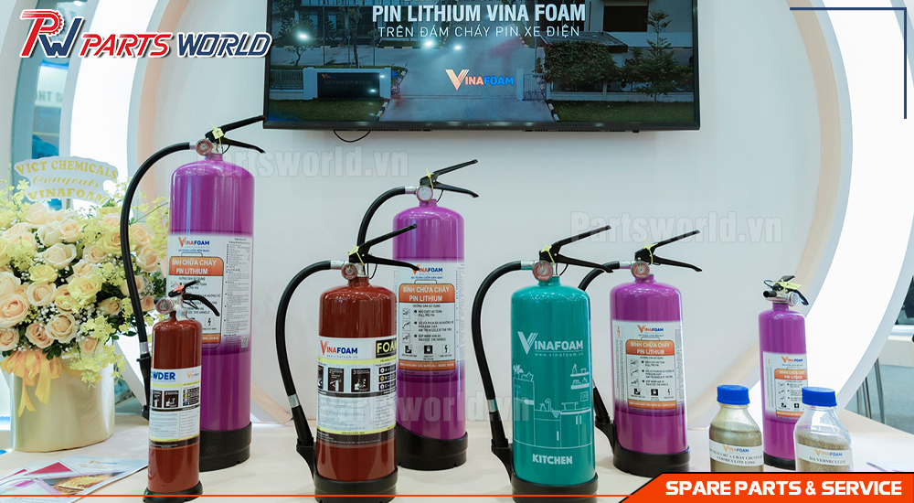 Giới thiệu bình chữa cháy Pin Lithium Orion của Vinafoam