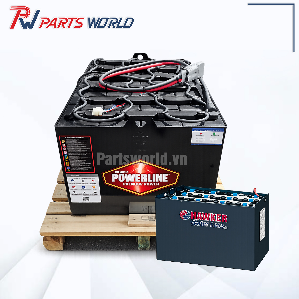 Ắc quy xe nâng Hawker 11 Ắc quy xe nâng Hawker 48V