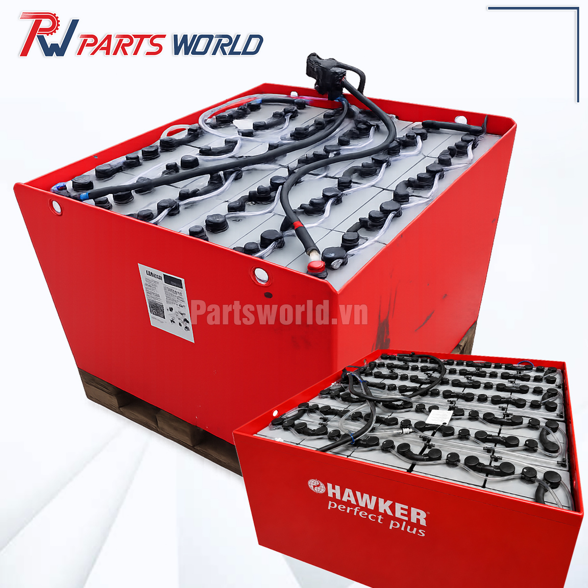 Ắc quy xe nâng Hawker 10 Ắc quy xe nâng Hawker 80V