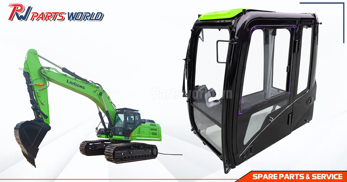 Kính xe cuốc đào
