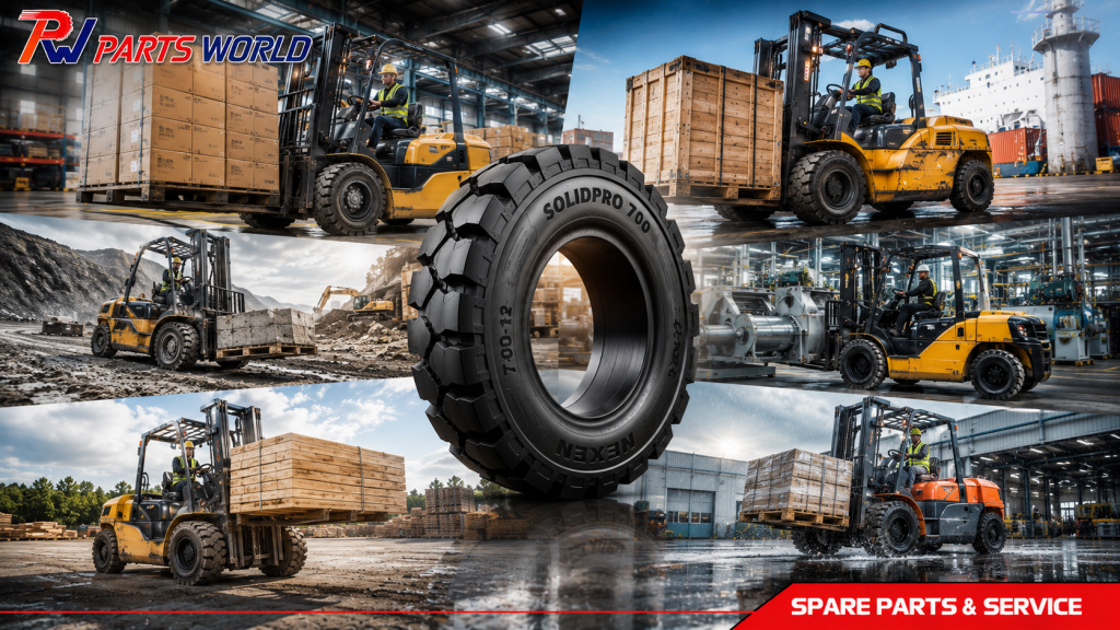 Ứng dụng của lốp xe nâng 700-12