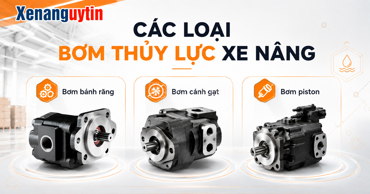 Các loại bơm thủy lực xe nâng